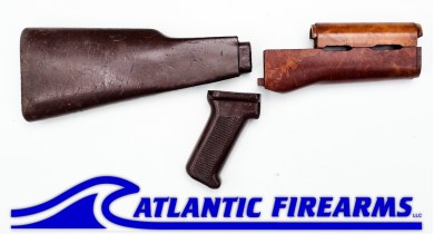 Bulgarian AK-47 Milled Trench Art Stock Set Names - Auction