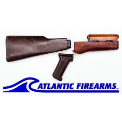 Bulgarian AK-47 Milled Trench Art Stock Set Names - Auction