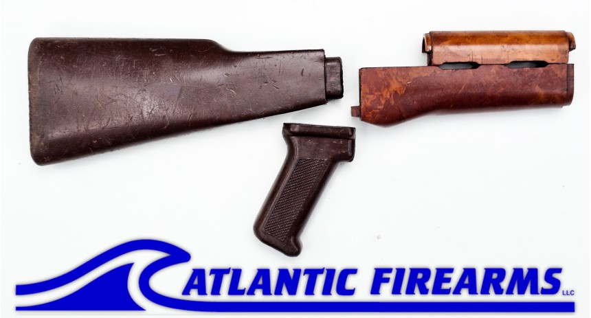 Bulgarian AK-47 Milled Trench Art Stock Set Names - Auction