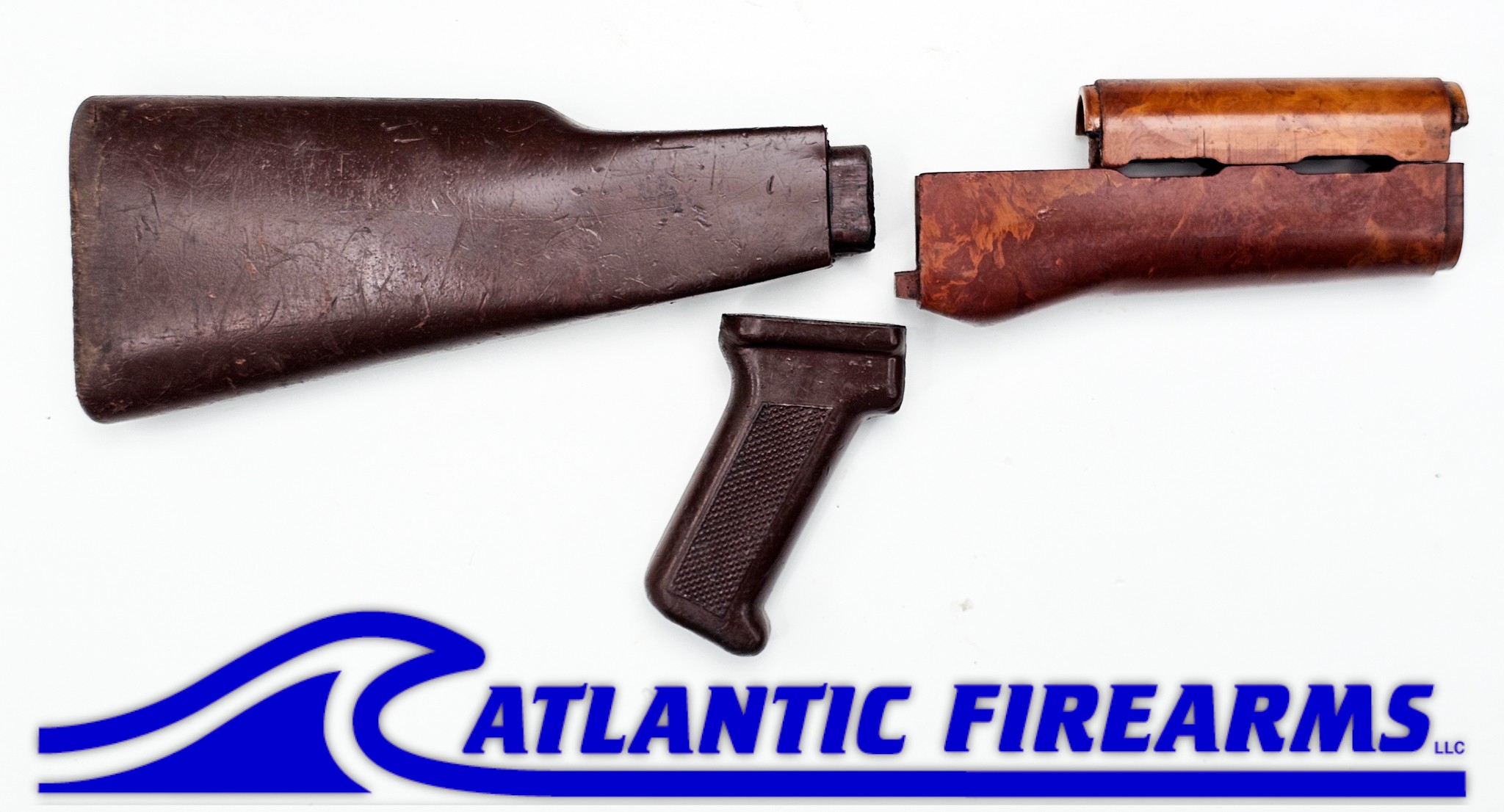Bulgarian AK-47 Milled Trench Art Stock Set Names - Auction