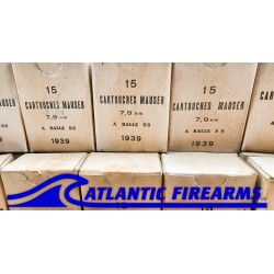 Greek WWII 8mm Mauser Ammo FMJ Brass - 780 Rounds