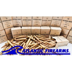 Greek WWII 8mm Mauser Ammo FMJ Brass - 780 Rounds
