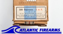 German WWII 8mm Mauser Ammo Armor-Piercing Steel - 300 Rounds