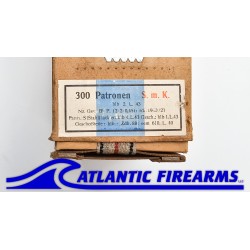 German WWII 8mm Mauser Ammo Armor-Piercing Steel - 300 Rounds