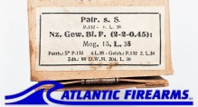German WWII 8mm Mauser Ammo FMJ Brass - 300 Rounds