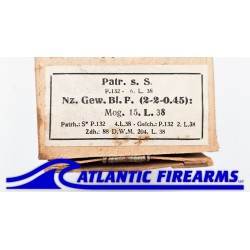 German WWII 8mm Mauser Ammo FMJ Brass - 300 Rounds