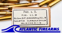 German WWII 8mm Mauser Ammo FMJ Brass - 300 Rounds