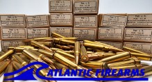 German WWII 8mm Mauser Ammo FMJ Brass - 300 Rounds