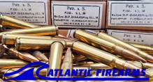 German WWII 8mm Mauser Ammo FMJ Brass - 300 Rounds