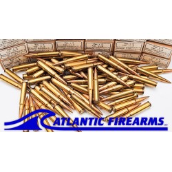 German WWII 8mm Mauser Ammo FMJ Brass - 300 Rounds
