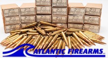 German WWII 8mm Mauser Ammo FMJ Brass - 300 Rounds