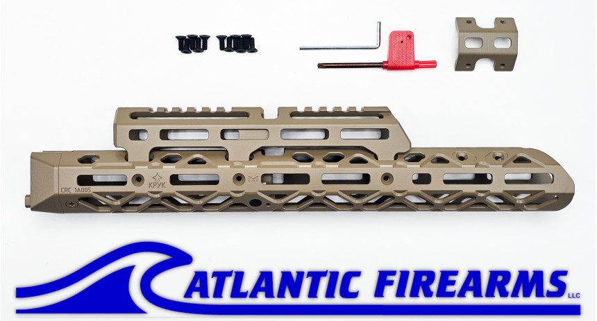 Arsenal Long Handguard W/ Long Gas Tube Cover- Coyote-  CRC 1A005B