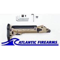 CRC 5002/9033 Folding Telescopic Buttstock for AKM/AK74 - Coyote - KPYK