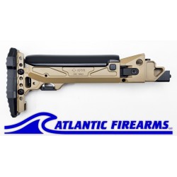 CRC 5002/9033 Folding Telescopic Buttstock for AKM/AK74 - Coyote - KPYK