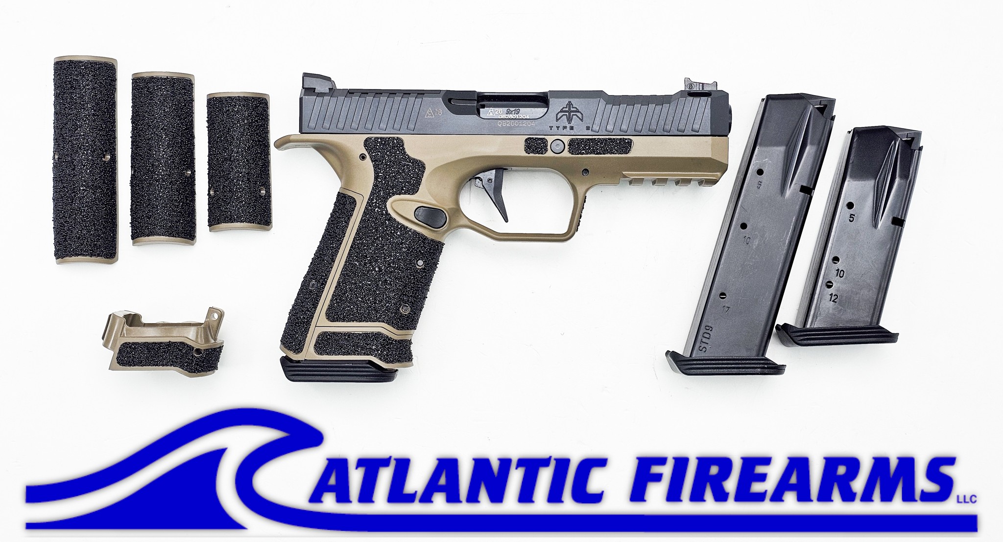 Archon Type B Gen2 9mm Pistol W/ Ported Barrel -RMSc - FDE
