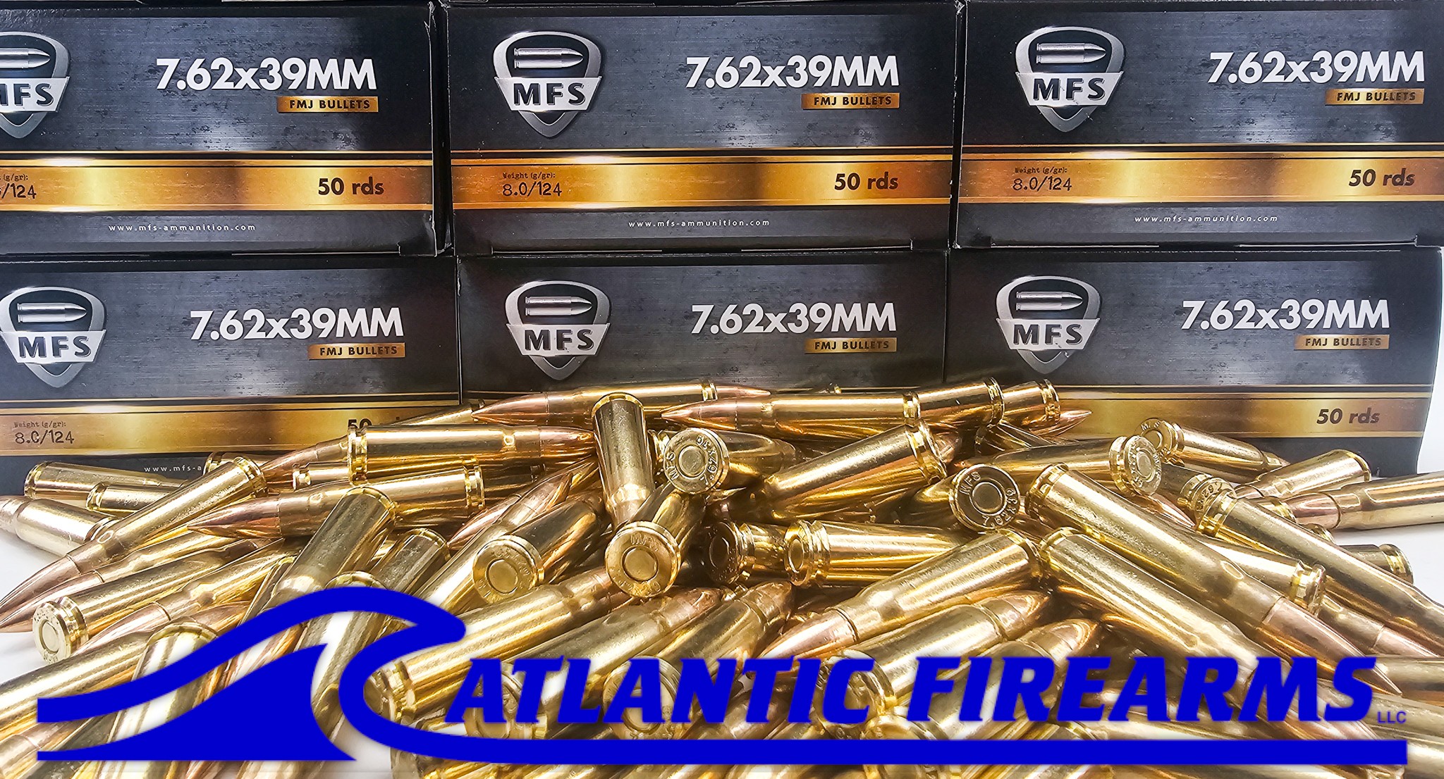 Hungarian 7.62x39 Brass Ammunition - 500 Rounds