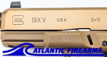 Glock 19X V MOS 9mm Pistol - Threaded Barrel