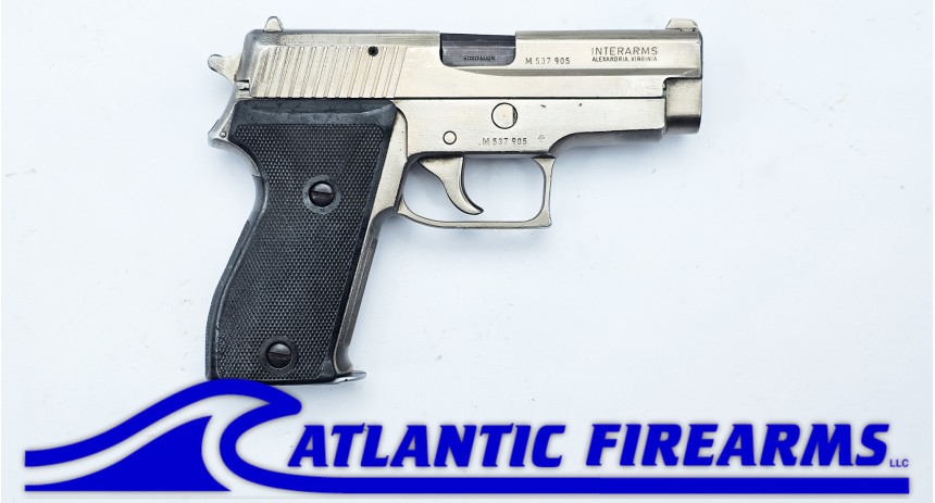 Sig Sauer P225 9mm Nickel Pistol - Auction