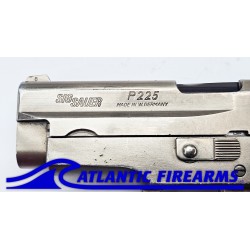 Sig Sauer P225 9mm Nickel Pistol - Auction