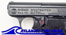 Rhoner 115 .25 ACP C&R Eligible