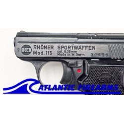 Rhoner 115 .25 ACP C&R Eligible