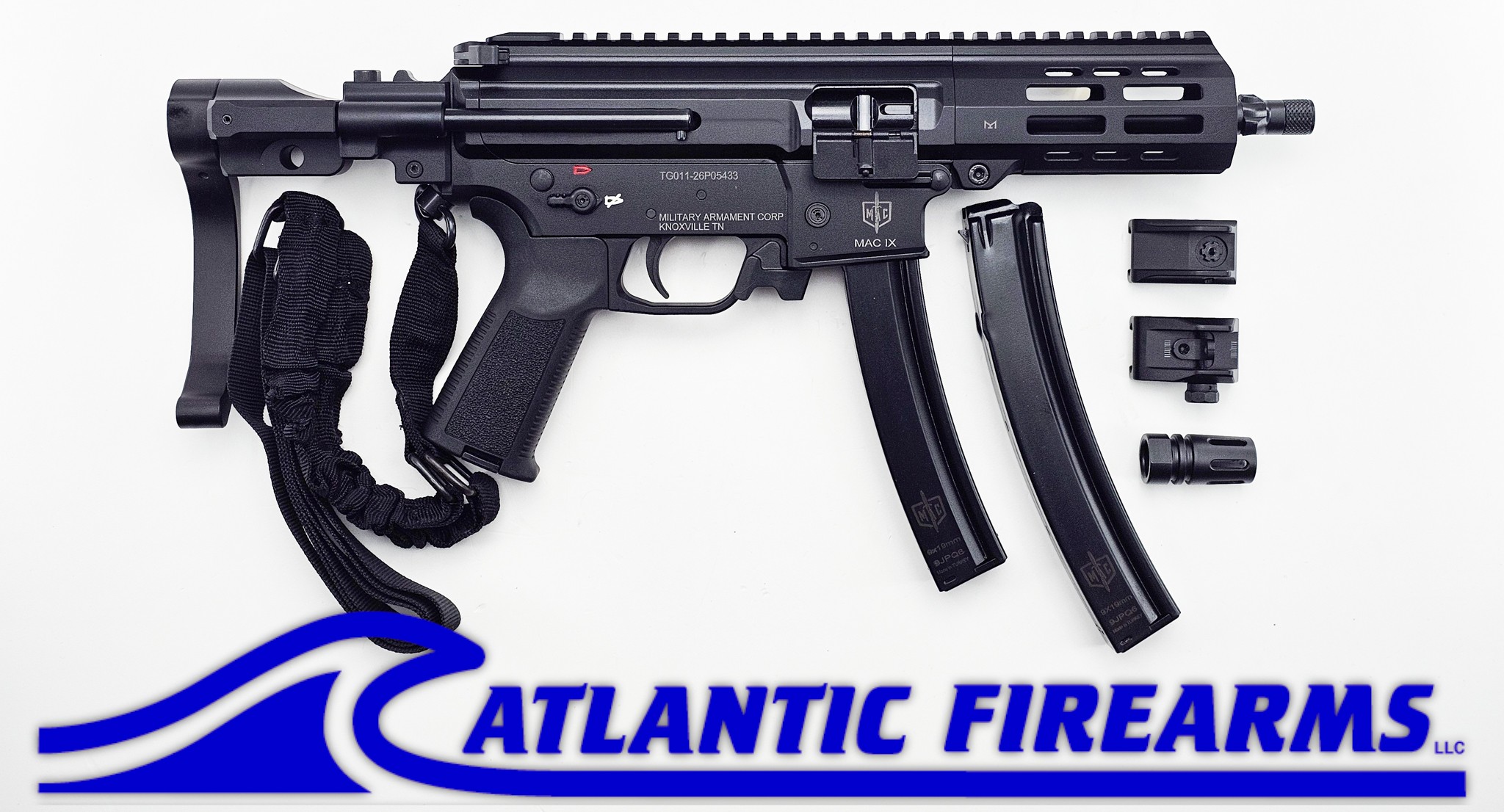 MAC IX Pistol W/ Adjustable Brace