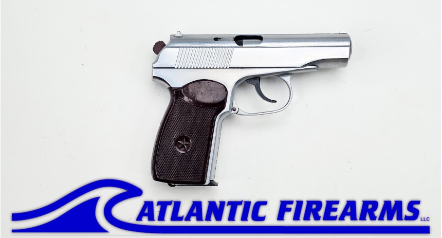 Bulgarian Makarov 9X18MM-Satin Silver