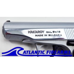 Bulgarian Makarov 9X18MM-Silver/Chrome 2 Tone