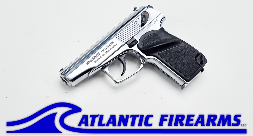 Bulgarian Makarov 9X18MM Pistol W/Arsenal Marked Slide-Chrome