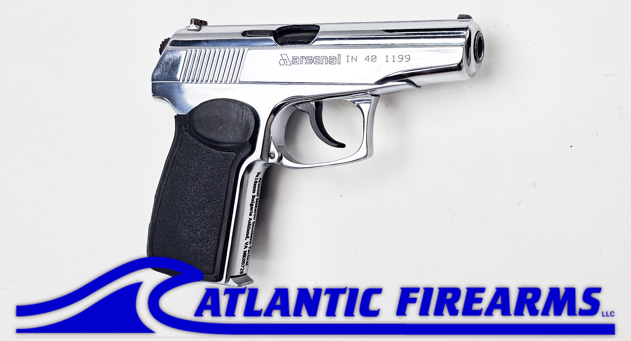 Bulgarian Makarov 9X18MM Pistol W/Arsenal Marked Slide-Chrome