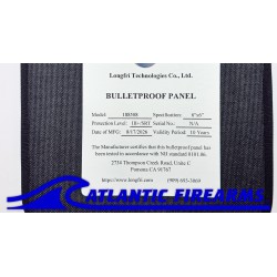 Body Armor Ceramic Side Plate III+/SRT - PE 6"x6"
