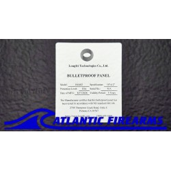 Body Armor Plate IIIA - PE 10"x12"