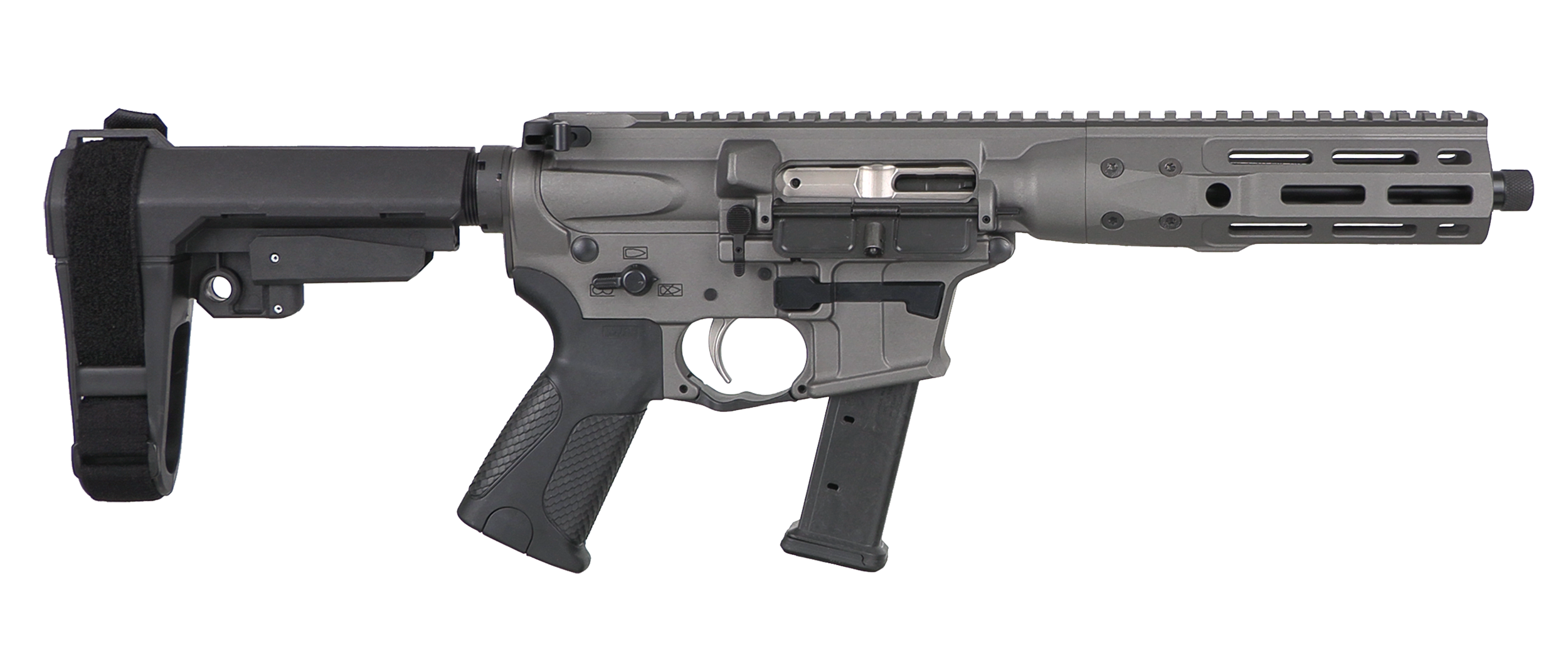 LWRC IC-9 9mm Luger Pistol - ICP9TG8SBA3