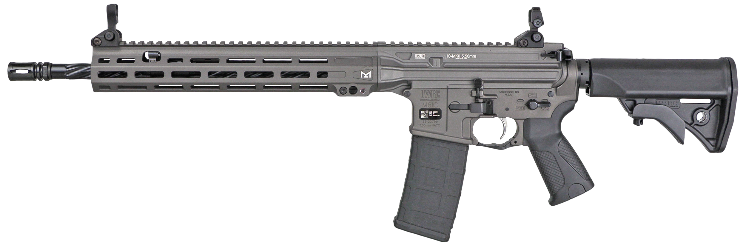 LWRC IC MKII .223 Rem/5.56 NATO Rifle - ICMKIIR5PTG14P