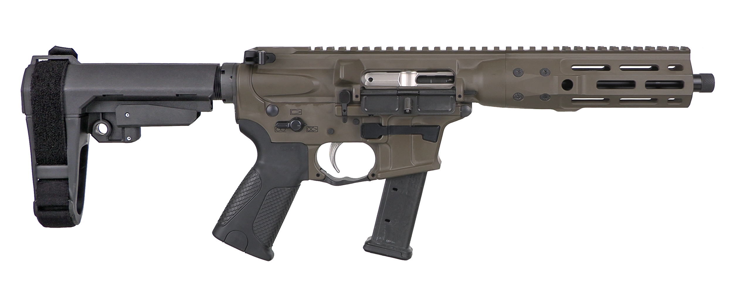 LWRC IC-9 9mm Luger Pistol - ICP9PBC8SBA3