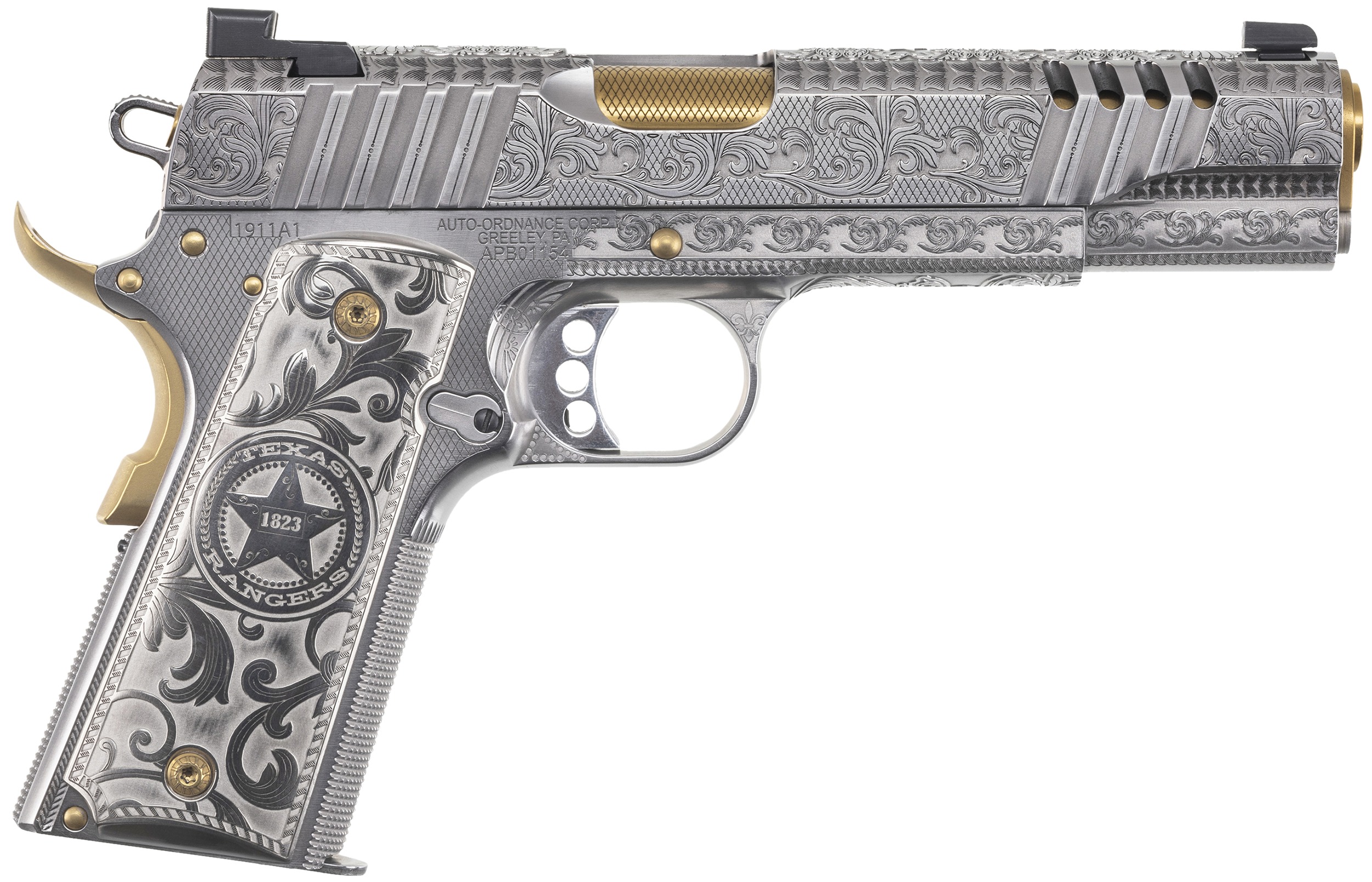 Auto-Ordnance 1911 Texas Ranger Special Edition .45 ACP Pistol - 1911TCAC17