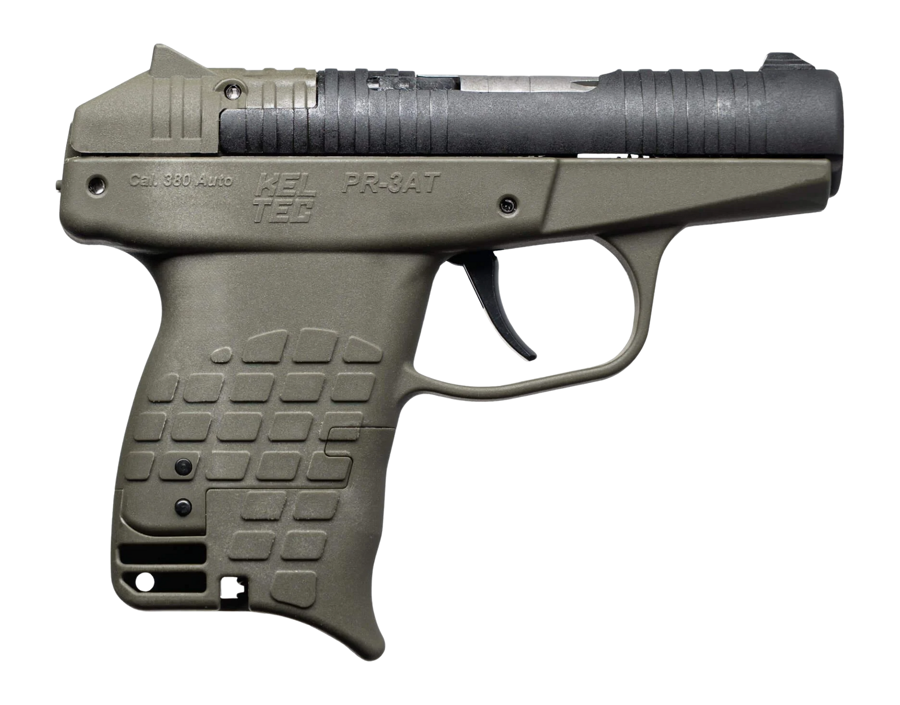 Kel-Tec PR-3AT Compact Green .380 ACP Pistol - PR3ATGRN