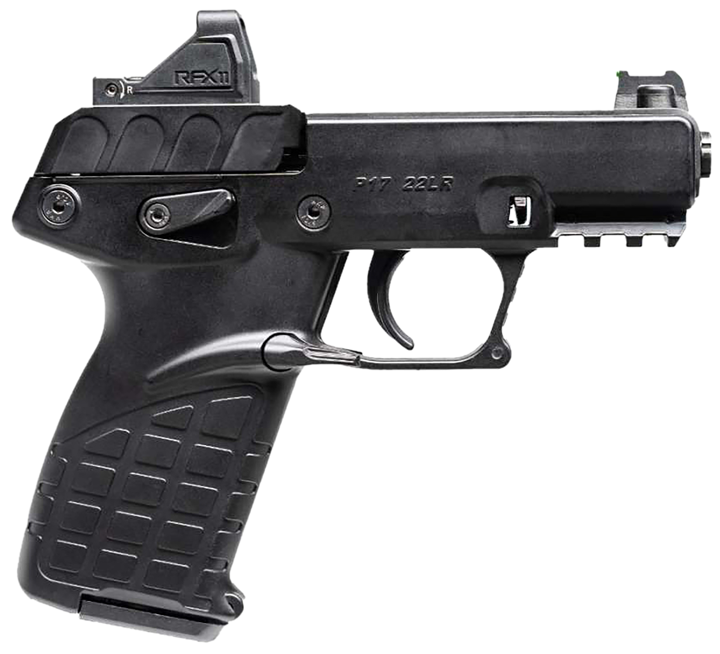 Kel-Tec P17 .22 LR Pistol with Viridian RFX-11 Green Dot