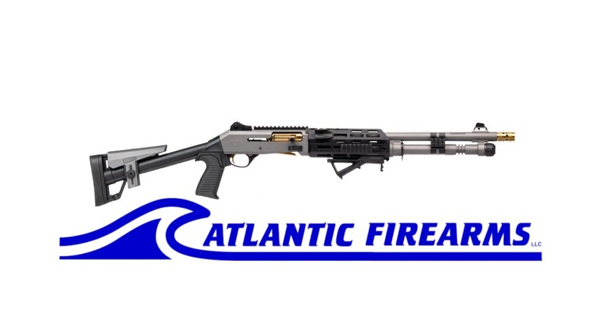 Panzer Arms M4 Pro AI 12 Gauge Semi-Auto Shotgun Gray w/ Gold Titanium Accents