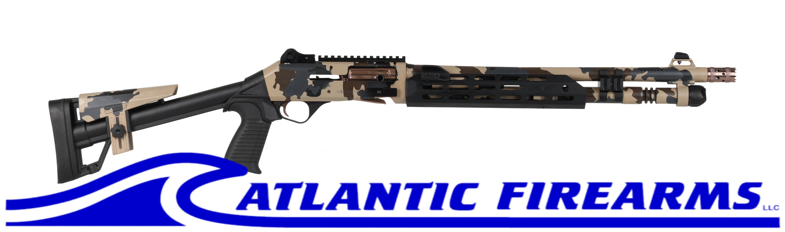 Panzer Arms M4 Speed Pro 12 Gauge Semi-Auto Shotgun FDE Scorpion Camo