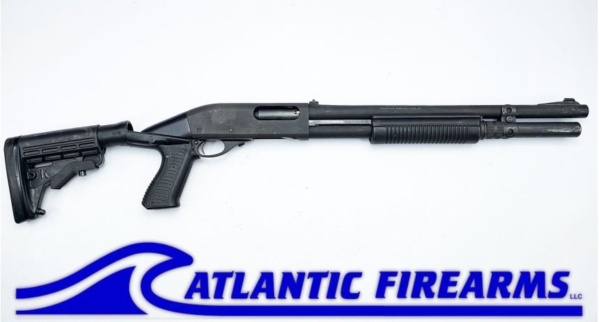 LEO Remington 870 Police Magnum 12GA-W/Adjustable Stock & Extended Mag Tube