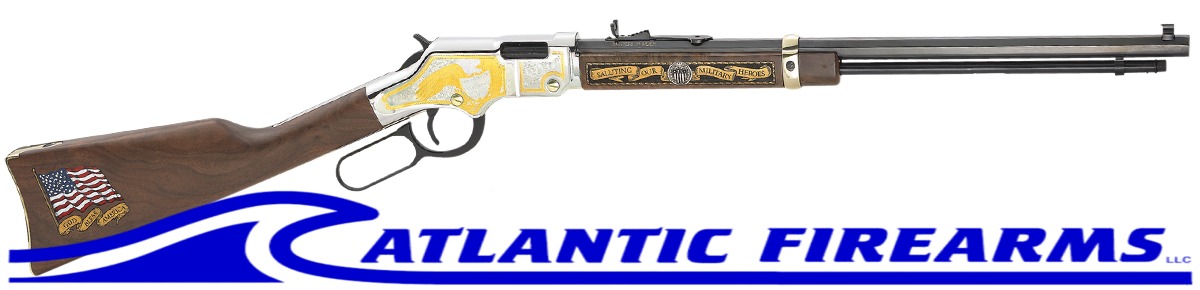 Henry Golden Boy Military Service Tribute 2 Lever Action Rifle .22 S/L/LR