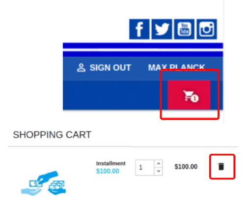 Cancel Payment UI