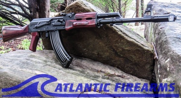 RUSSIAN VEPR AK RIFLE BURGUNDY