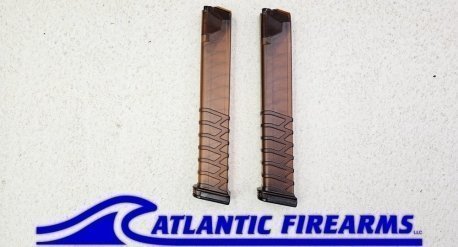 9MM Guerilla Mag For Glock- 33 Round Brown- 2 Pack
