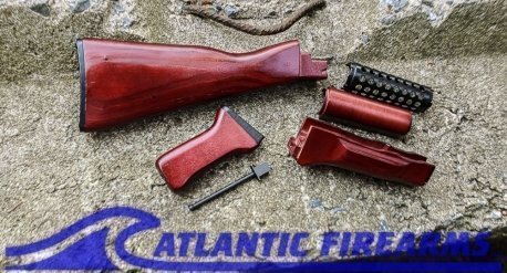 AK-47 Stock Set Red Laminate