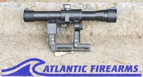 POSP 4x24 Rifle Scope, 1000m Rangefinder, AK