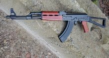 AK Pistol Grip-Grooved M70 Pattern-Serbian Red