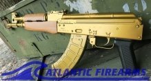 AK47 Trophy Pistol-Romanian Draco Pyrite Gold-ElevenMile Arms