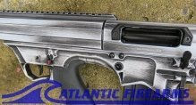 Black Aces Tactical Bullpup Pump Shotgun- White- Left Hand- BATBPPDWLH
